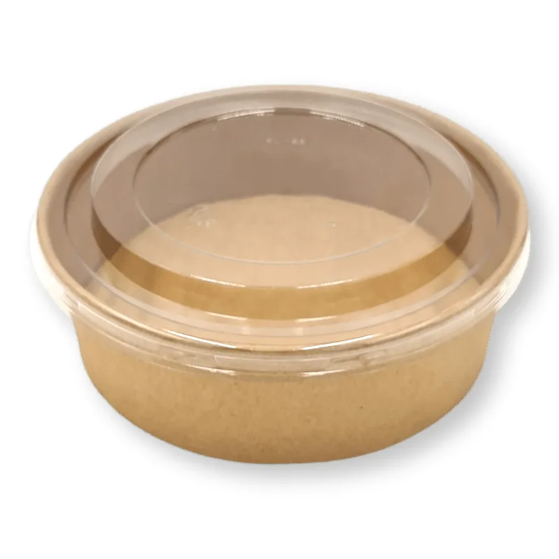 Deckel für Salatschalen "PE" (900ml), rPET, Ø185mm, transparent