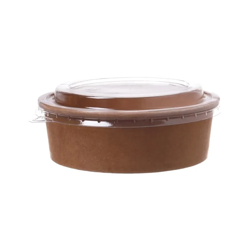 Salatschalen To Go "PE" (300 St.), Pappe, rund, braun