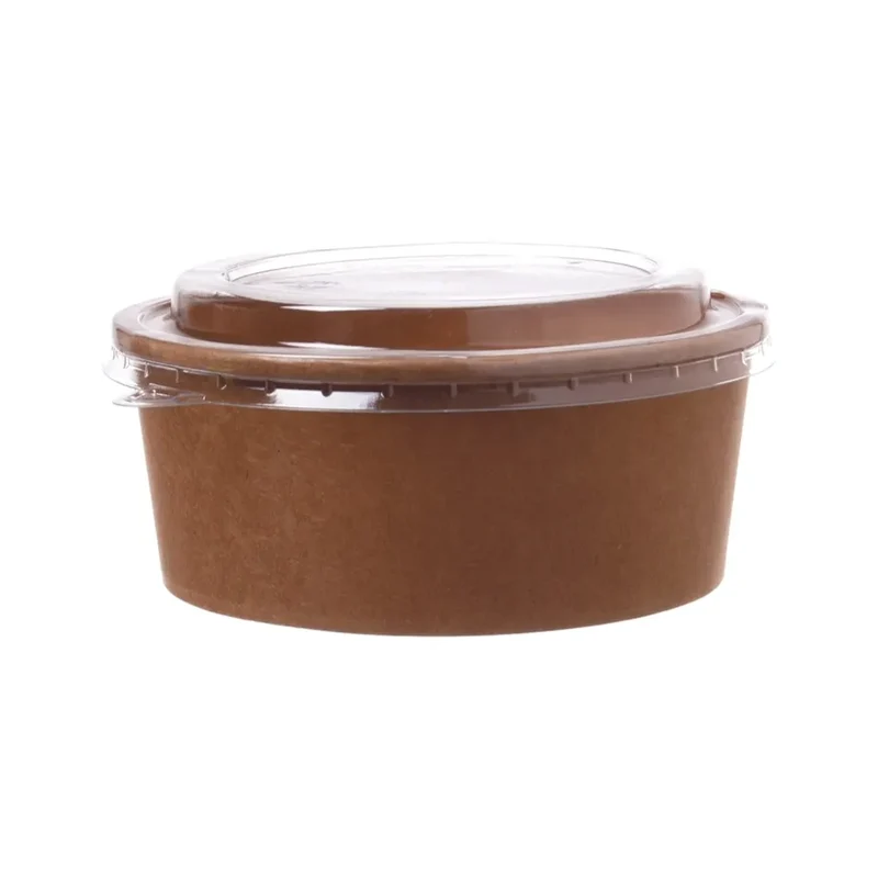 Salatschalen To Go "PE" (300 St.), Pappe, rund, braun