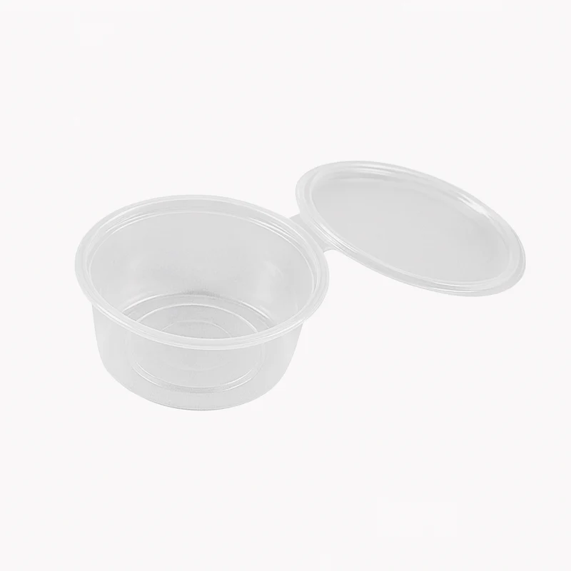 PP Dressingbecher 30ml 1000 Stück mit anhängendem Deckel