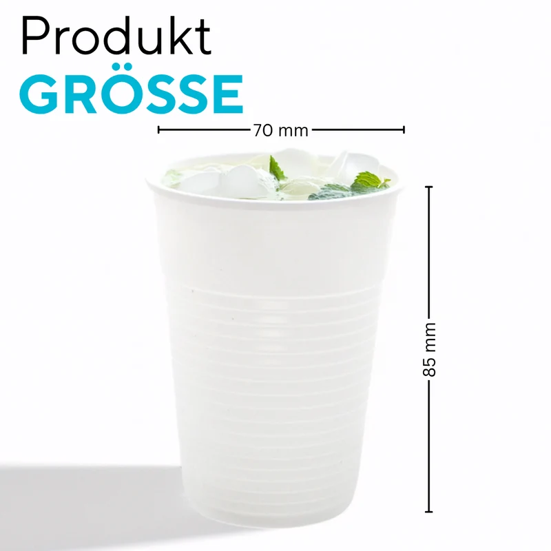 Trinkbecher 200 ml weiß (1000)