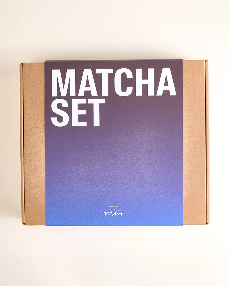 Turmalina Matcha-Set bubble 4-teilig schwarz