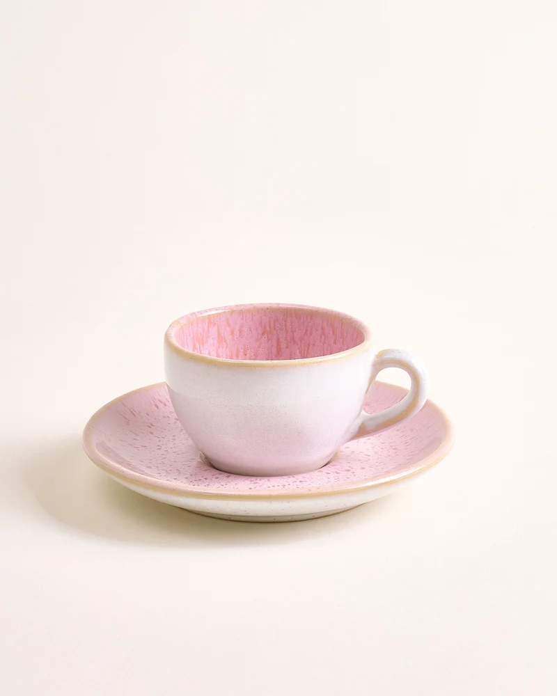 Areia Espressotasse & Espressountertasse classic rosé