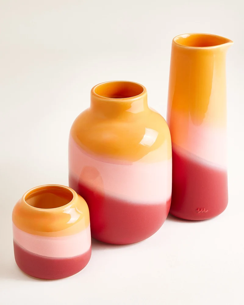 Bebé Vase S orange rosa rot
