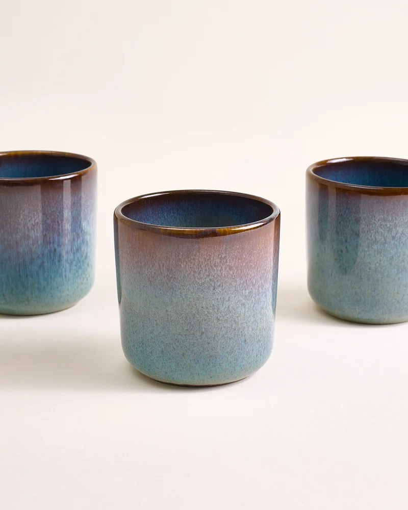 Madeira Becher klein grünblau 4er-Set