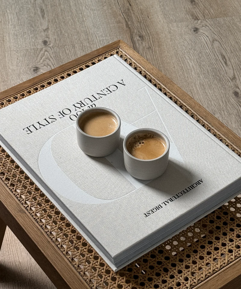 Cappuccino & Espresso Keramik Becher Beige | Faro