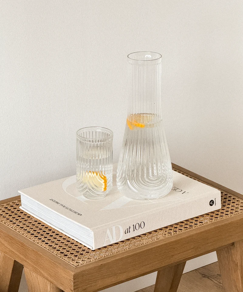 8er Set kleines & großes Glas mit GRATIS Karaffe | Rom