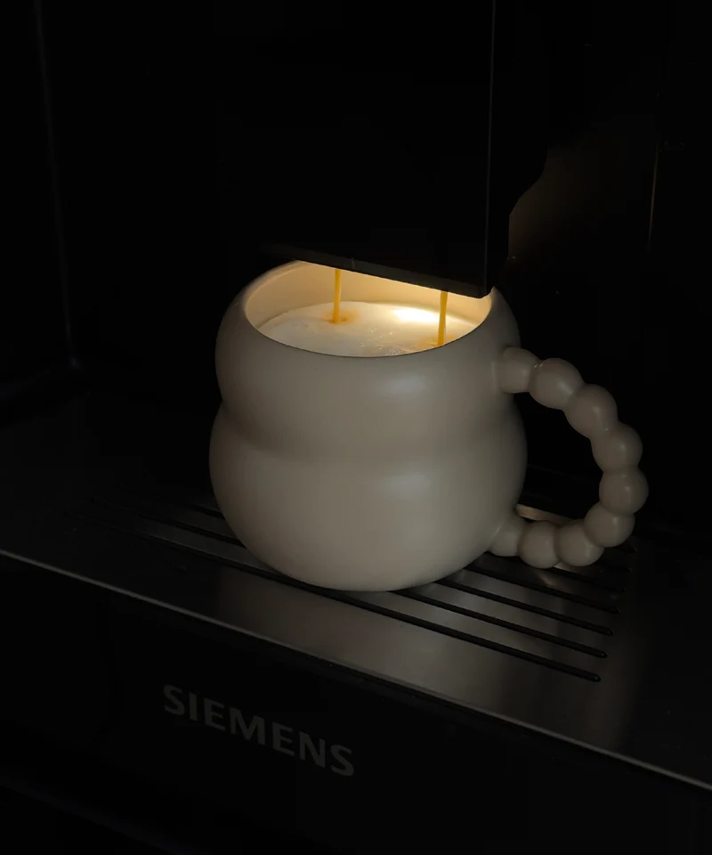 Keramiktasse Perlenhenkel Beige | Chloé