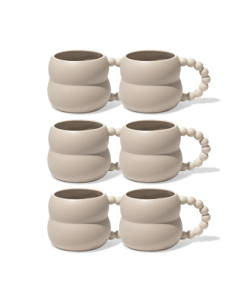 Keramiktasse Perlenhenkel Beige | Chloé