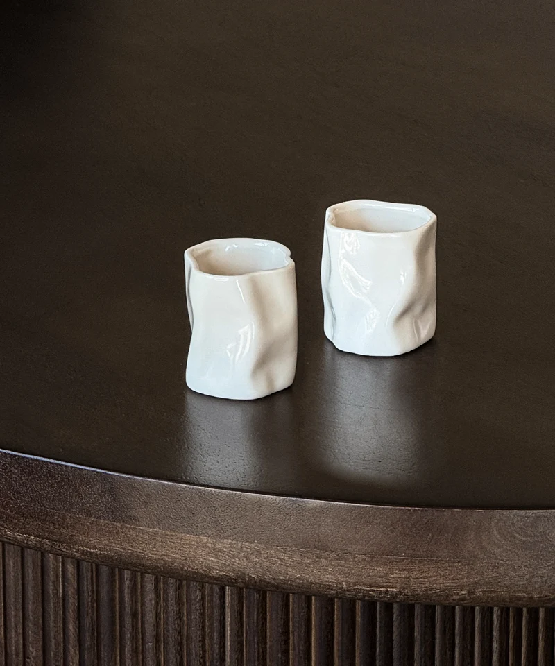 Organische Espresso-Tasse in Cremeweiß | Alaska