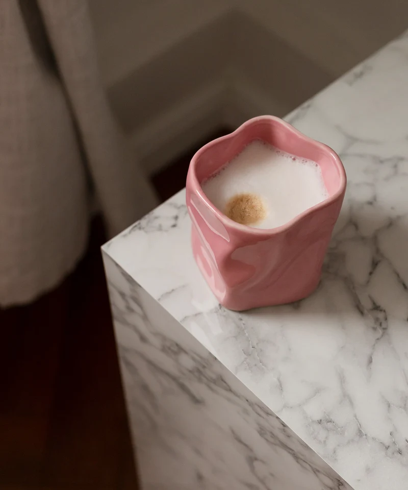 Organischer Keramik Becher Pink | Alaska