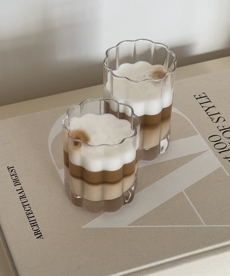 Großes Glas Blumen-Design | Florenz