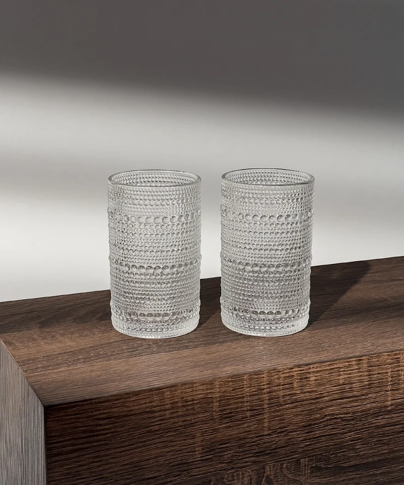 Großes perlenbesetztes Glas | Atlanta