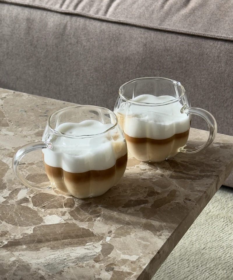 Glastasse Streifen-Design | Oslo