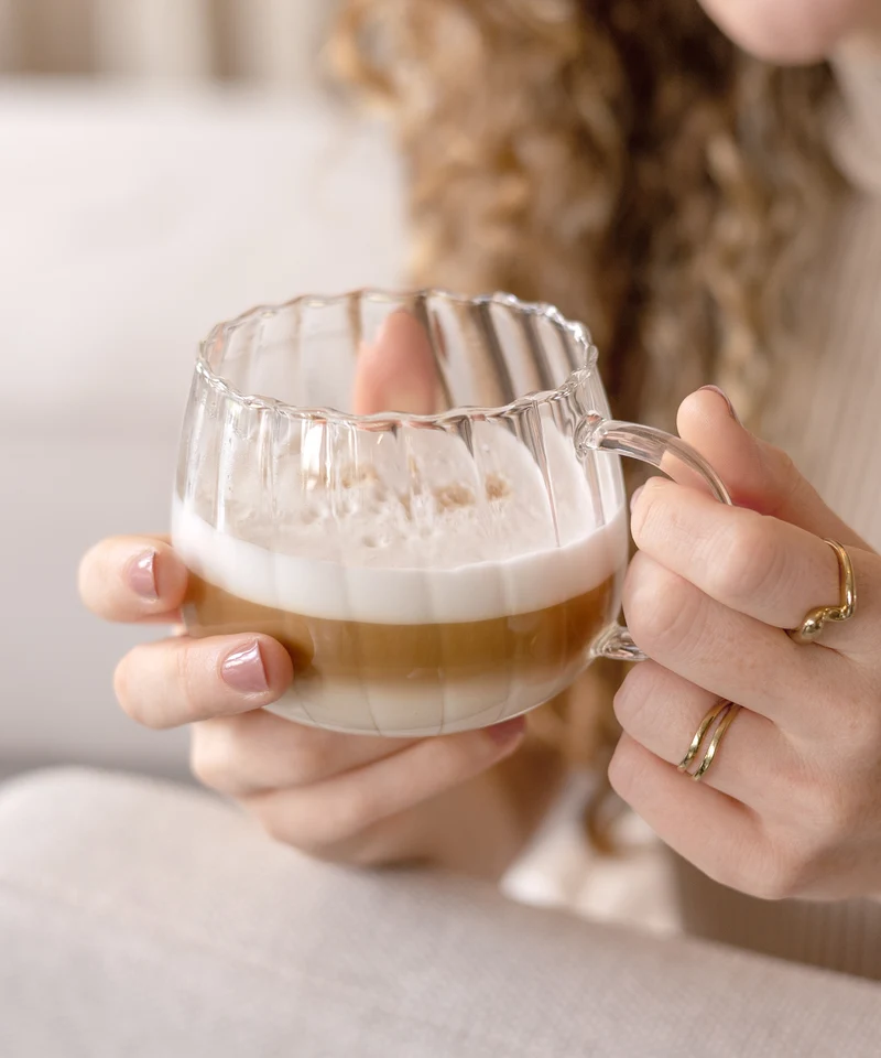 Glastasse Streifen-Design | Norway