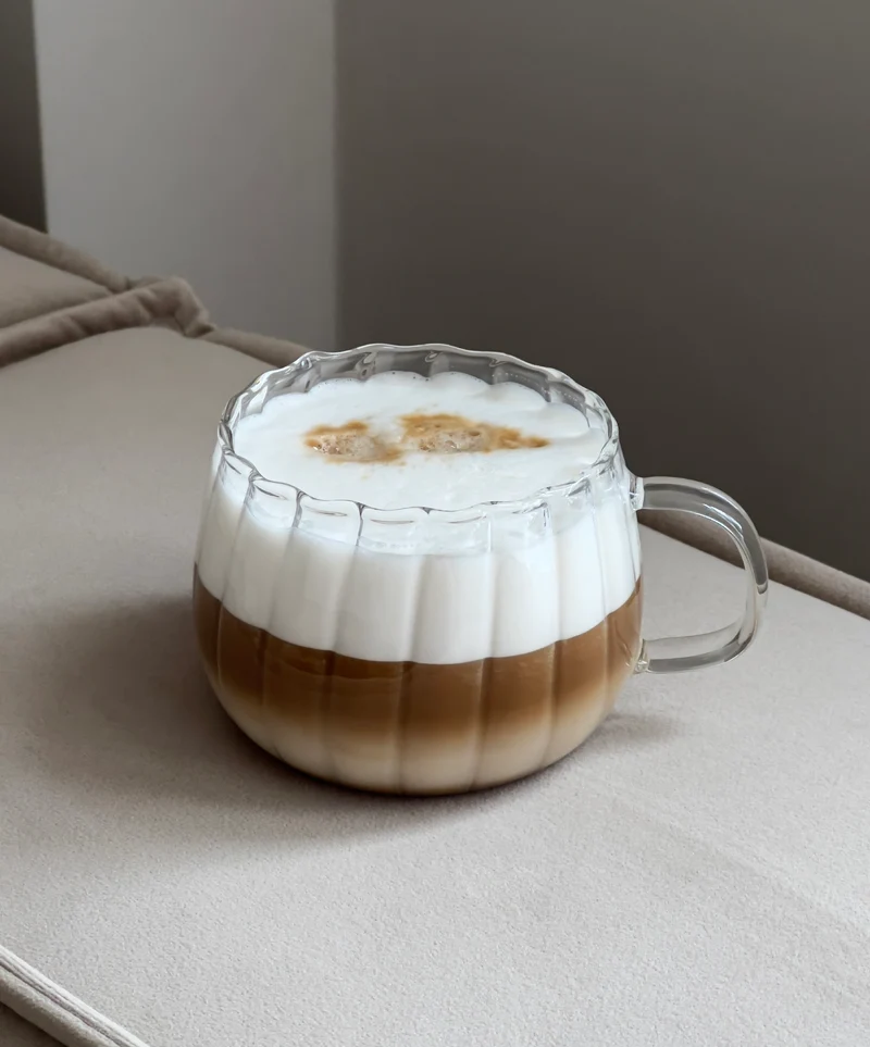 Glastasse Streifen-Design | Norway
