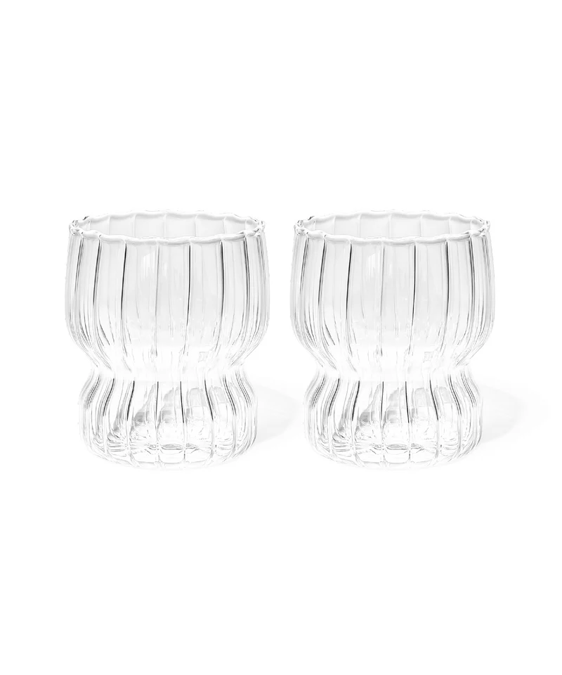 Kurviges Glas Streifen-Design | Norway