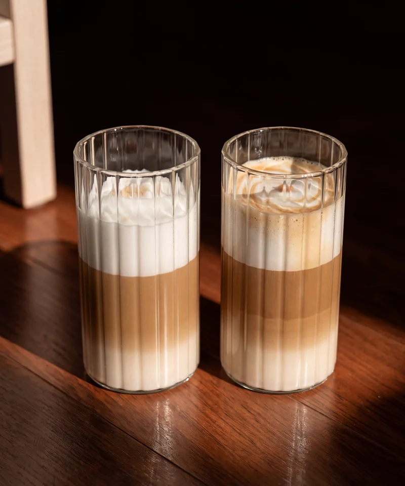 Großes Glas Streifen-Design | Norway