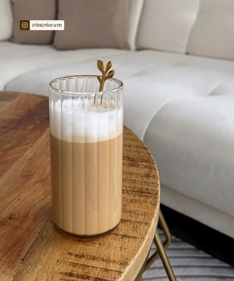 Großes Glas Streifen-Design | Norway