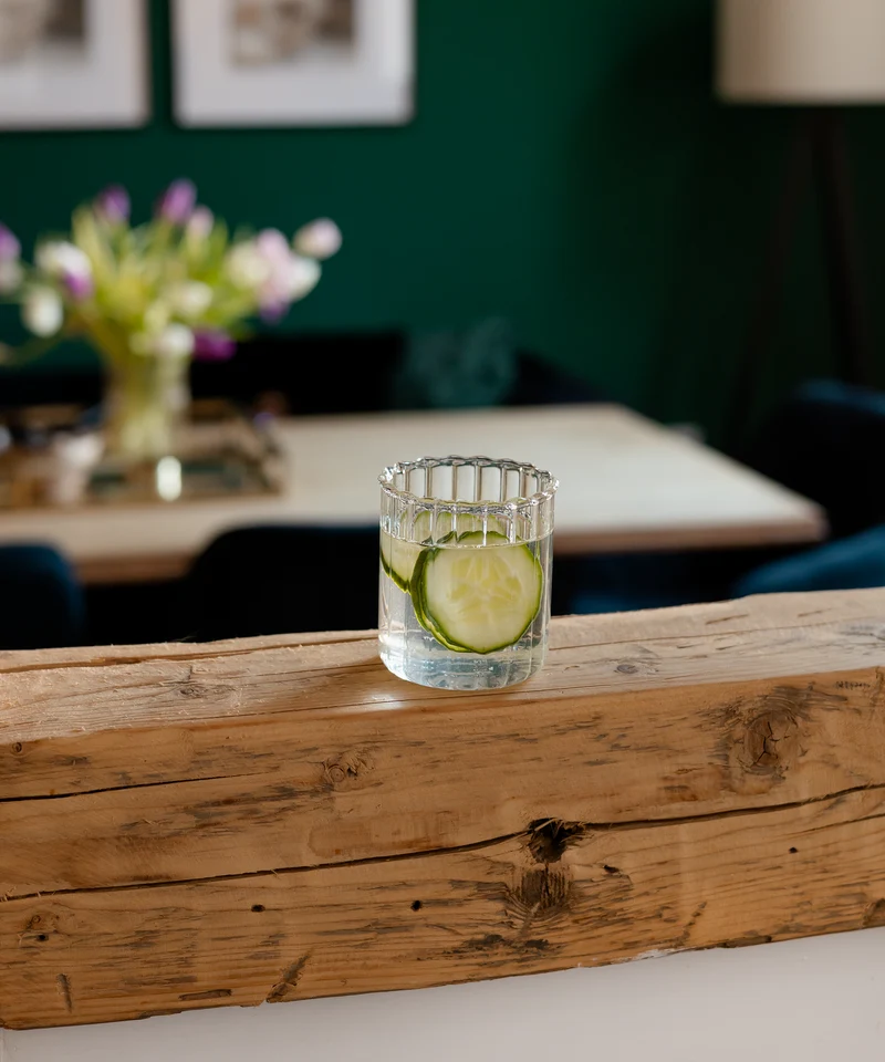 Kleines Glas Streifen-Design | Norway