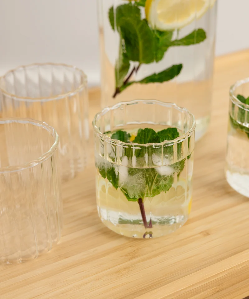 Kleines Glas Streifen-Design | Norway