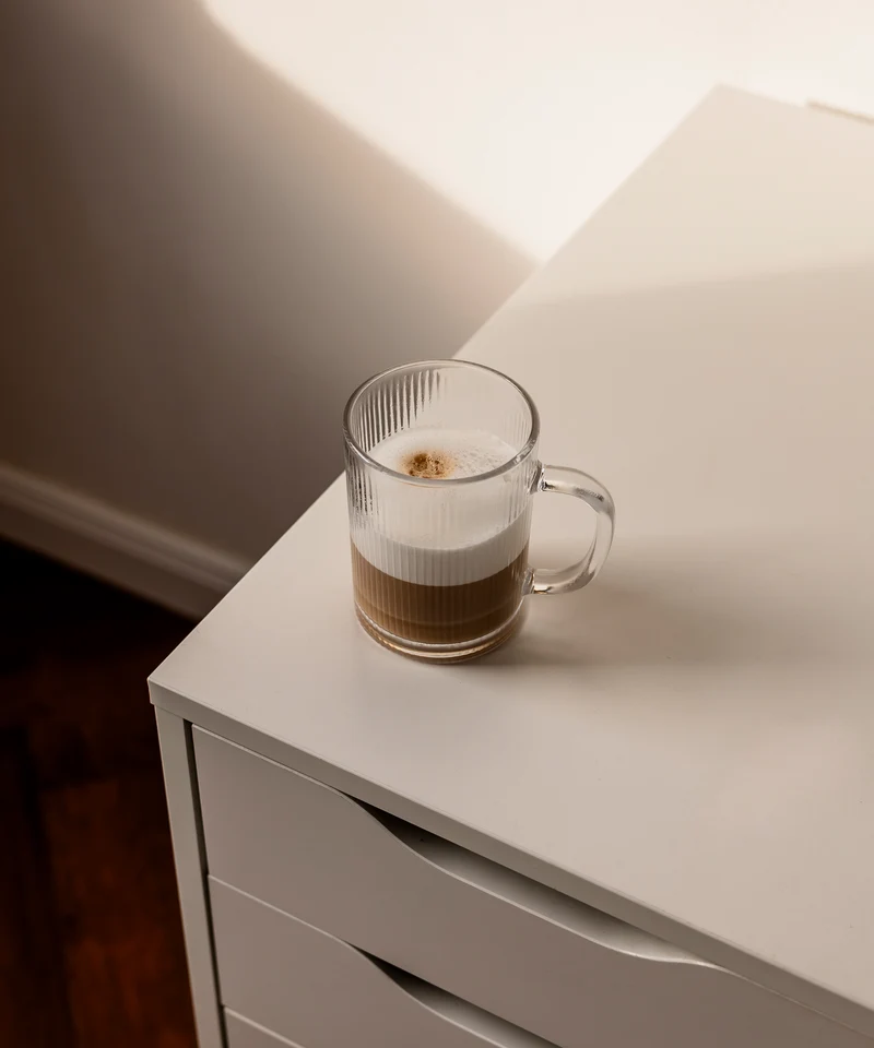 Geriffelte Glastasse (300ml) | Paris