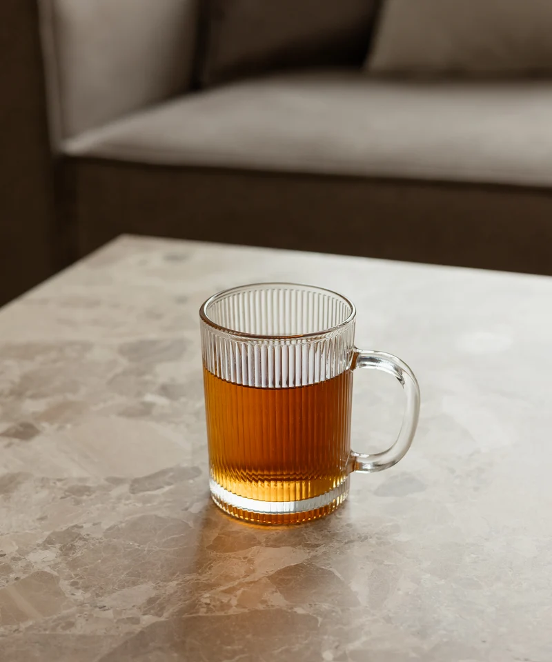 Geriffelte Glastasse (300ml) | Paris