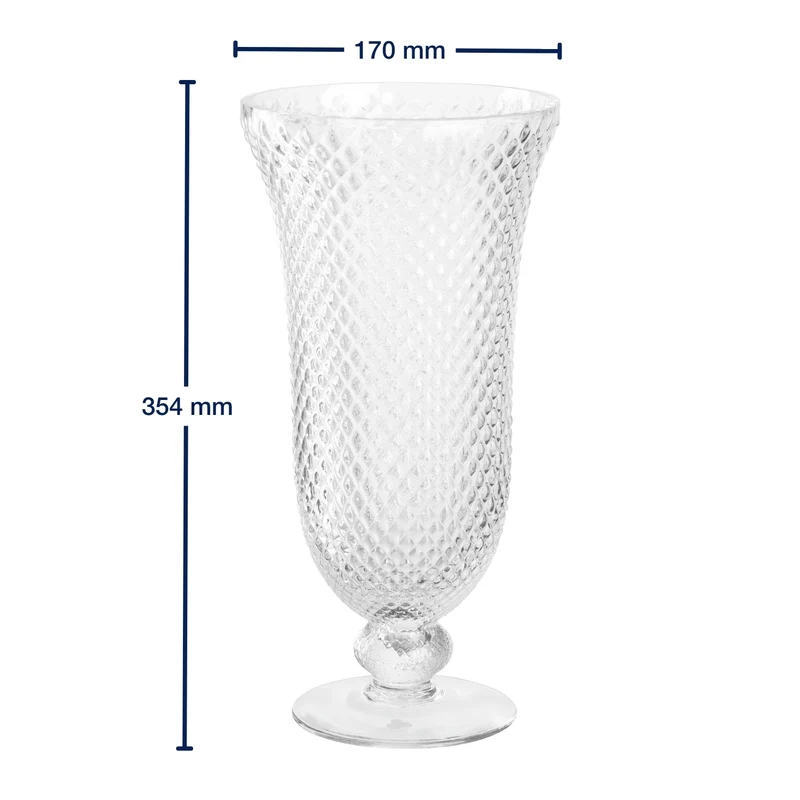 Vase auf Fuß POESIA 35 cm