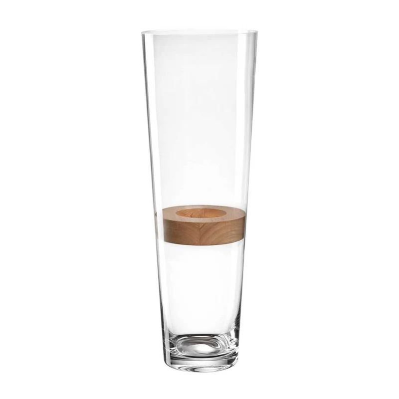 Vase 50 cm mit Holzeinsatz MAGICO