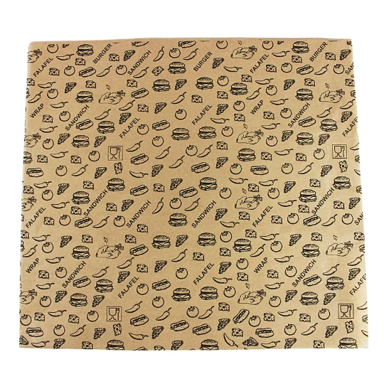 Hamburgerpapier Braun 30×40 cm & 45×50 cm 1000 Stück