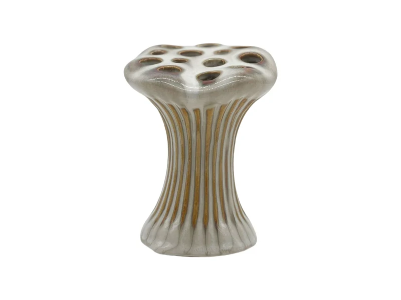 vase ceramic 'Loto' D10x13H cream