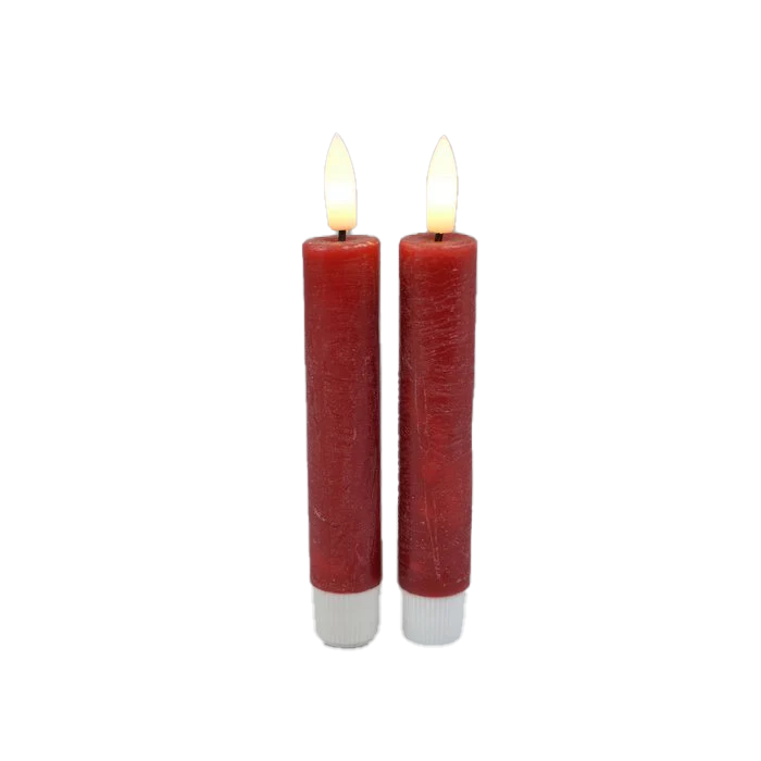 LED Stabkerze Bordeauxe 15
