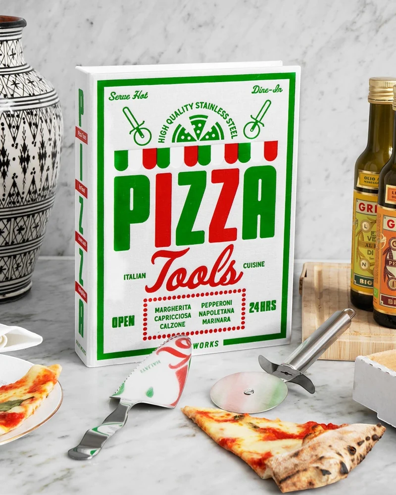 Essential Kit für Pizza-Abende – stilvolles Pizzaset aus Edelstahl