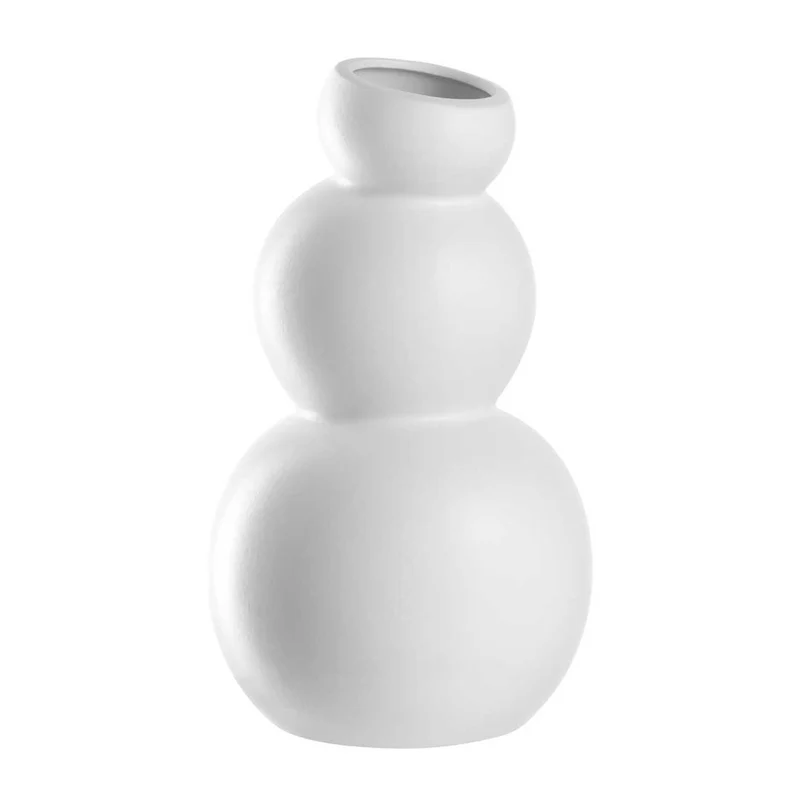 Keramikvase SILENZIO 26 cm weiß
