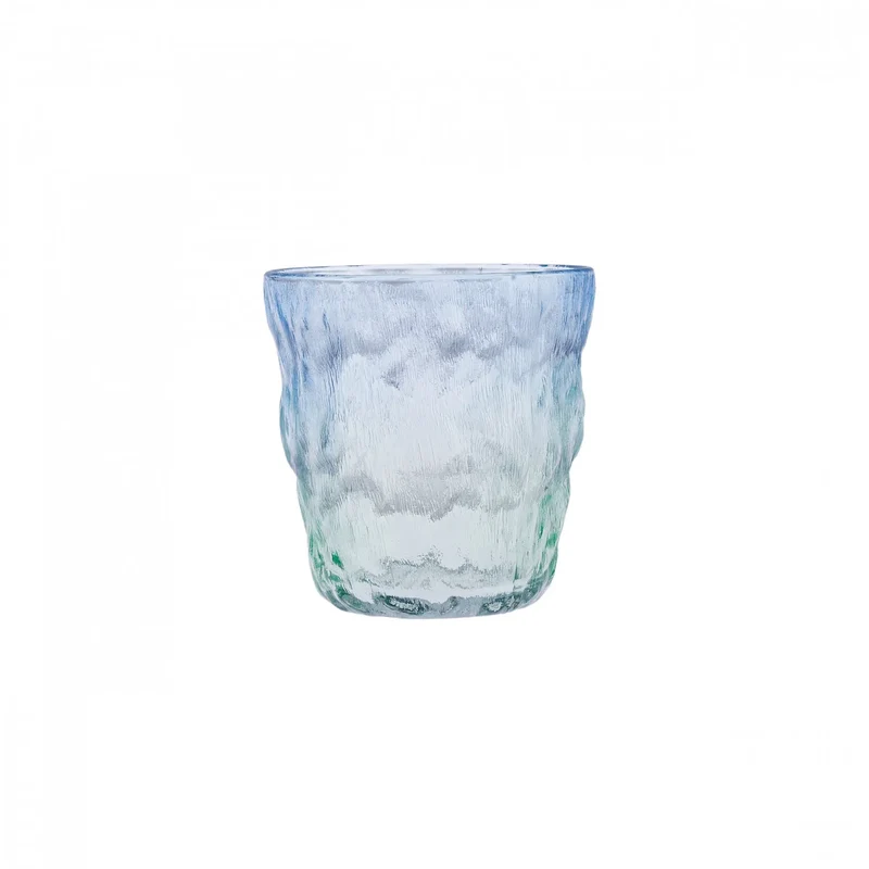 Karaca Gletscherwasser Glas, Blau Grün, 287 ml