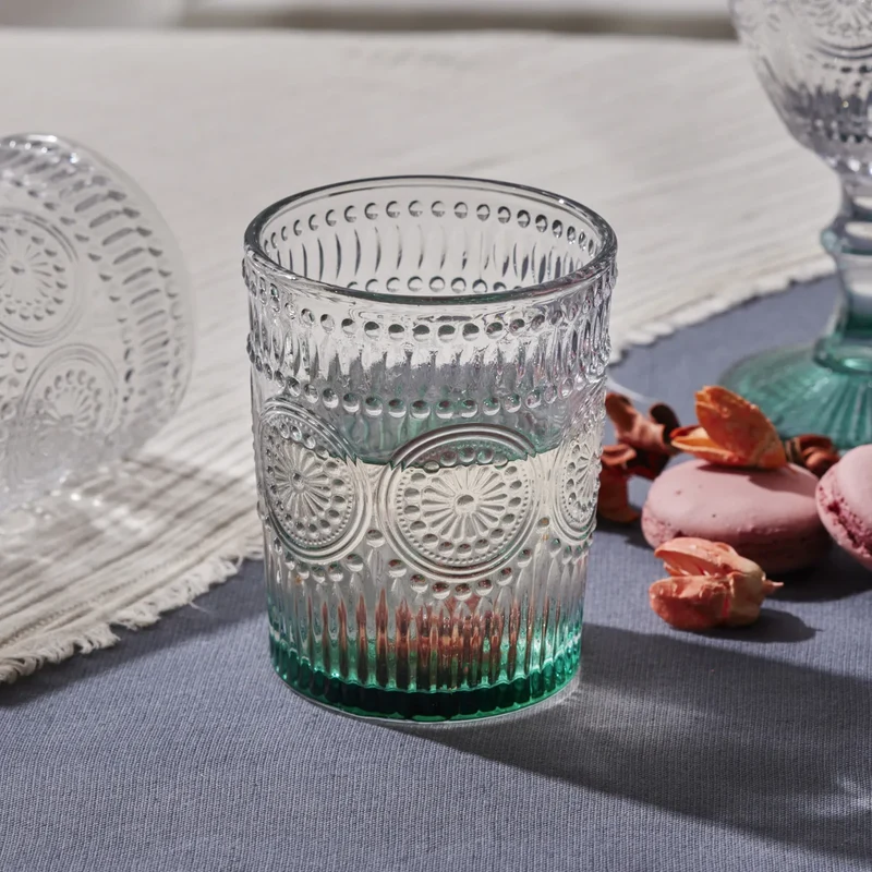 Karaca Sunflower Wasserglas, Grün