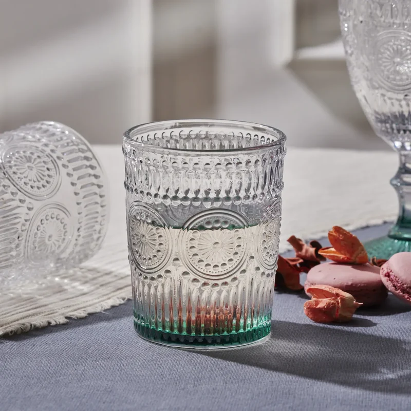 Karaca Sunflower Wasserglas, Grün