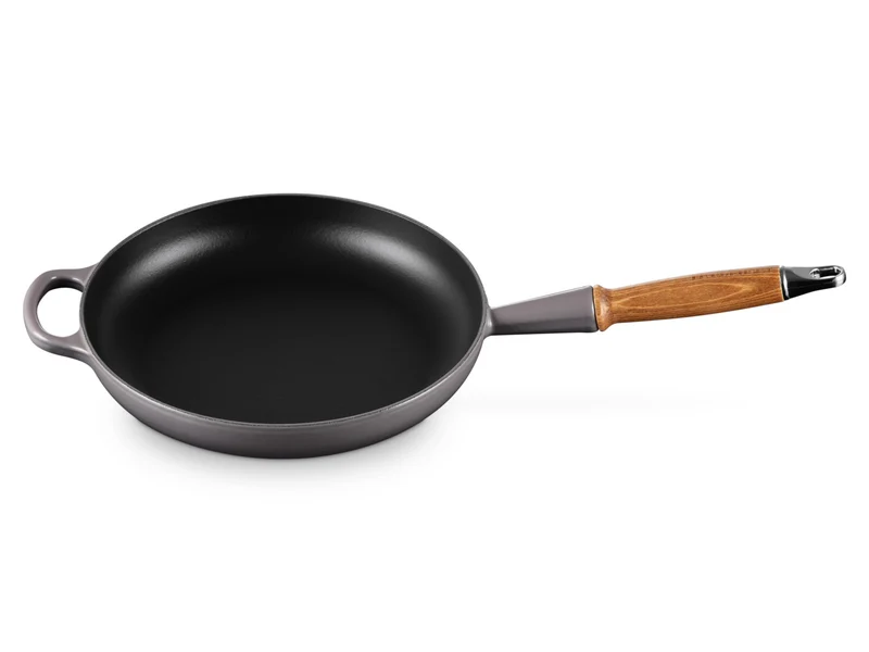 Le Creuset Brat- und Servierpfanne Signature mit Holzgriff flint 26cm
