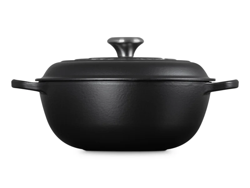 Le Creuset Stew Pot Signature rund schwarz matt 26cm