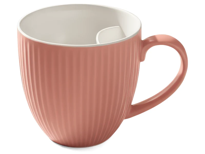 Cangoo Cup® Embossed Rose Teebecher mit Beutelablage 0,33l