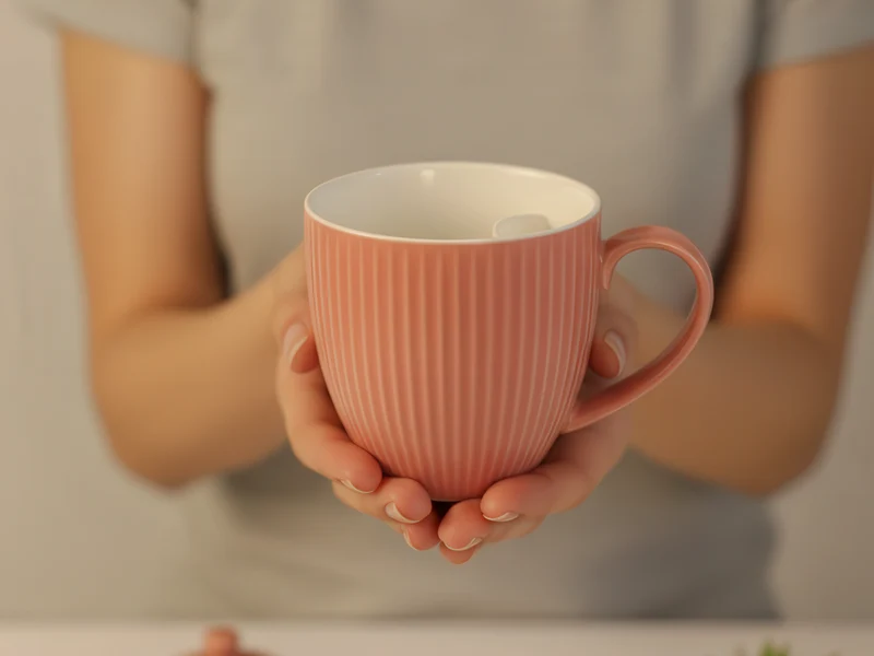 Cangoo Cup® Embossed Rose Teebecher mit Beutelablage 0,33l