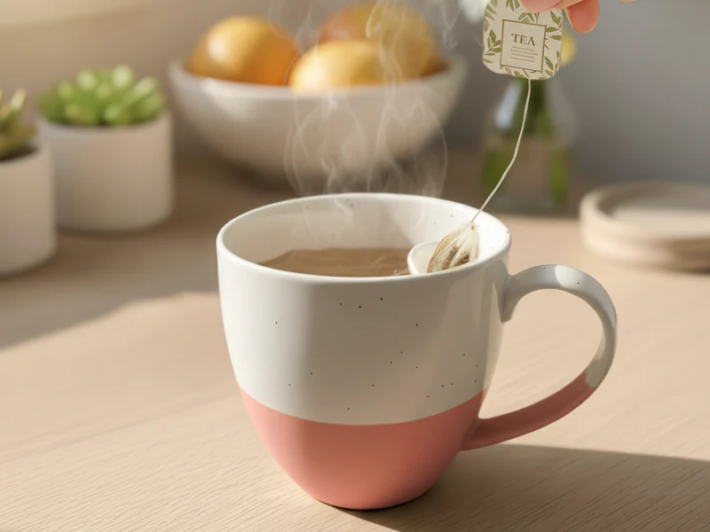 Cangoo Cup® Semi Rose Teebecher mit Beutelablage 0,33l
