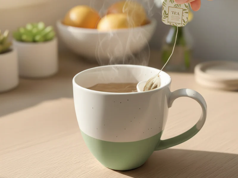 Cangoo Cup® Semi Green Teebecher mit Beutelablage 0,33l