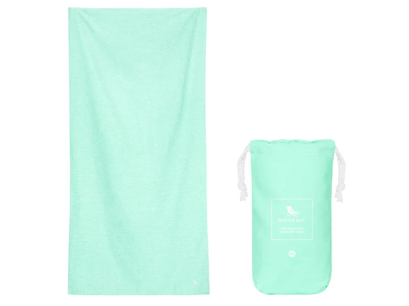 Dock & Bay Fitness-Handtuch XL Rainforest Green 200x90cm