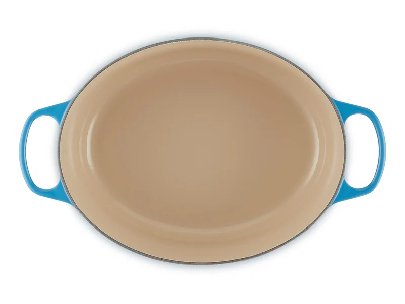 Le Creuset Bräter Signature oval azure 33cm