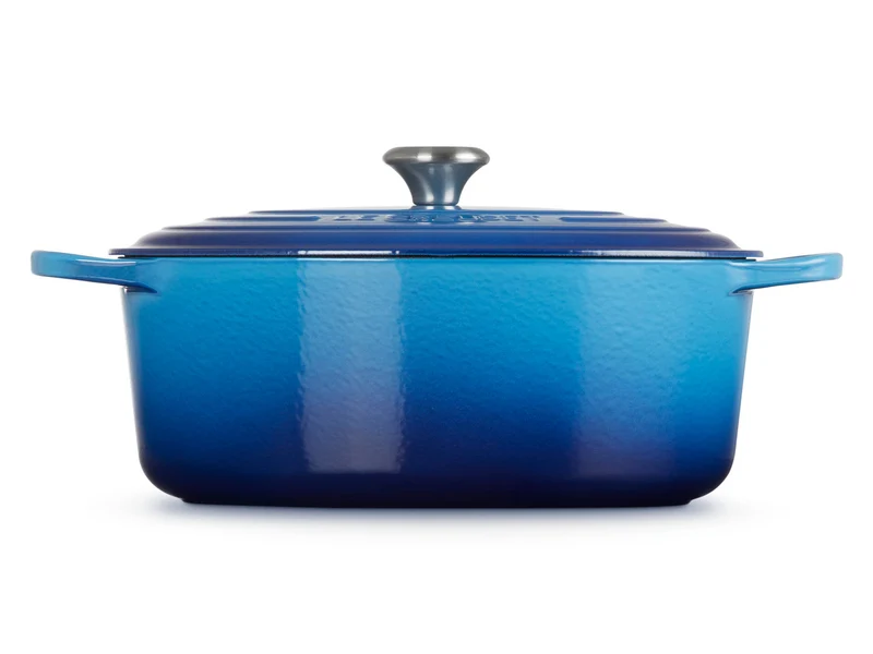 Le Creuset Bräter Signature oval azure 33cm