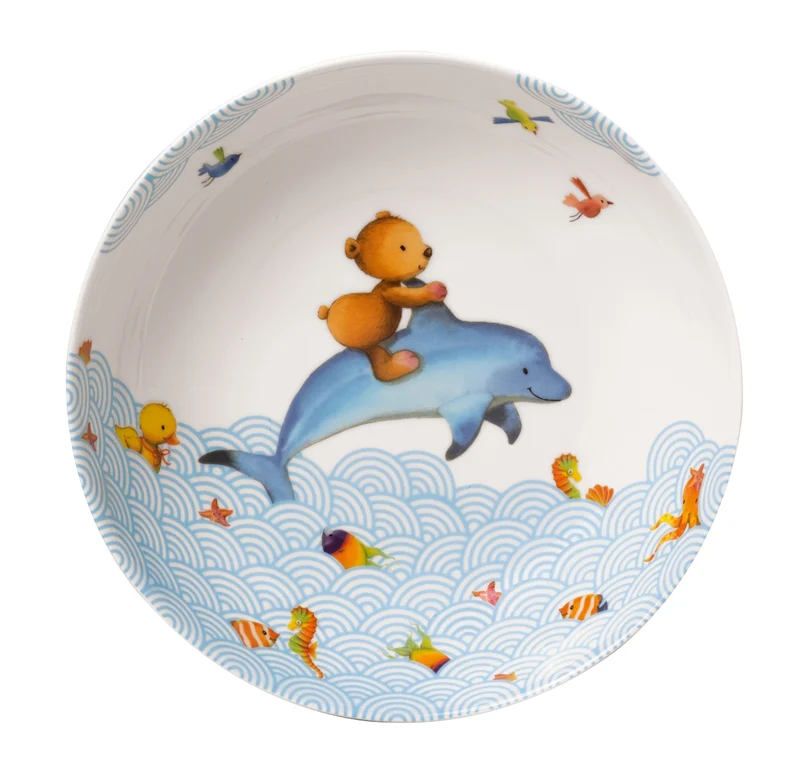 Villeroy & Boch Happy as a Bear Kinderteller tief 18,5 cm