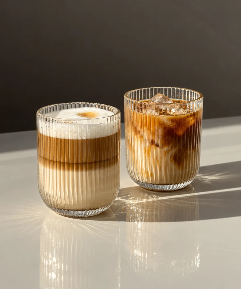 Geriffeltes kleines Glas | Paris