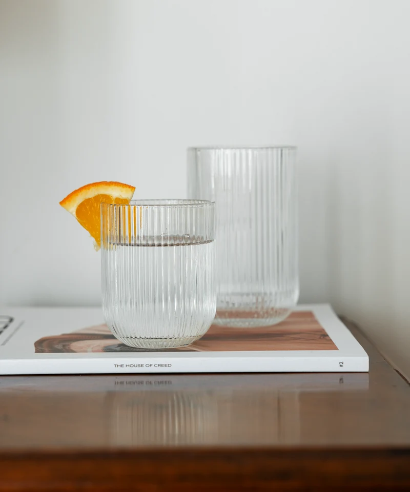 Geriffeltes kleines Glas | Paris