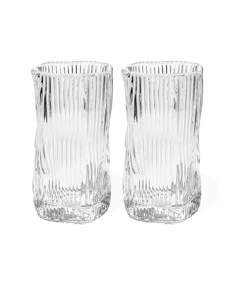 Geriffeltes organisches Glas | Alaska